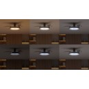 Philips 8721103096081 LED ventilátor s osvetlením Atlas  | 35W integrovaný LED zdroj | 4500lm | 2700-6500K | stmievač | diaľkové ovládanie | chróm