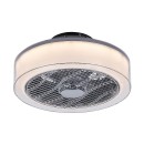 Rabalux 6857 LED stropné svietidlo s ventilátorom Dalfon 1x30W | 1500lm | 3000-6000K - šedá