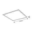 Rabalux 6908 LED stropné svietidlo Almond 1x40W | 4200lm | 4000K- biela, imitácia dreva