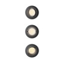 Philips 8720169376083 sada zapustených svietidiel Peridot  GU10 | čierna