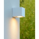Lucide 69800/01/31 vonkajšia nástenná lampa Zaro 1x35W | GU10 | IP44 - čierna, bodová, stmievateľná