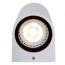 Lucide 69801/02/31 vonkajšia nástenná lampa Zaro 2x35W | GU10 | IP44 - biela, bodová, stmievateľná