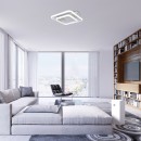 Rabalux 6996 LED prisadené stropné svietidlo Fandral 1x33W | 2870lm | 4000K- chróm, biela