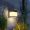 Philips 8721103105530 LED solárne vonkajšie nástenné svietidlo Diara  | 4W integrovaný LED zdroj | 400lm | 2700K | čierna