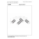 Lucide L099391431 bodové stropné svietidlo CLUBS GU10