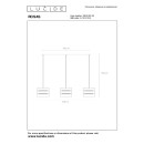 Lucide L214330330 závesné stropné svietidlo ROSAS  E27