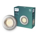 Philips 8720169392649 zapustený rámček Peridot GU10 | chróm