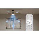Philips 8721103096128 LED ventilátor s osvetlením Olas  | 35W integrovaný LED zdroj | 2650lm | 3000-6500K | stmievač | diaľkové ovládanie | čierna