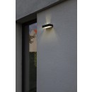 Lutec 6939501330 LED vonkajšie nástenné svietidlo Fadi so senzorom 1x5W | 800lm | 2700-6500K | IP54 - čierna