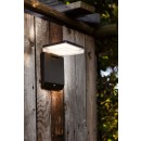 Lutec 6943101012 LED vonkajšie solárne nástenné svietidlo Moze 1x8W | 1000lm | 4000K | IP44 - čierna