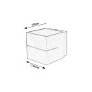 Rabalux 7018 nástenné svietidlo Kaunas 1x10W | G9 - biela