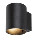 Rabalux 7020 nástenné svietidlo Kaunas 1x10W | G9 - čierna