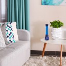 Rabalux 7026 Minka stolné lávové svietidlo 1x20W | GY6,35 - modrá