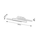 Rabalux 98071051 LED prisadené stropné svietidlo Sindri  | 18W integrovaný LED zdroj | 950lm | 3000+4000K