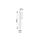 Rabalux 98071087 LED nástenné svietidlo Sindri  | 12W integrovaný LED zdroj | 750lm | 3000+4000K