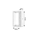 Rabalux 7109 LED nástenné svietidlo Mendoza 1x6,5W | 550lm | 3000K | IP65 - antracit