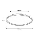 Rabalux 98071290 LED prisadené stropné svietidlo Mathiola  | 40W integrovaný LED zdroj | 2200lm | 4000K