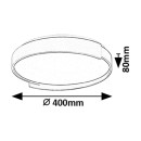 Rabalux 98071305 LED prisadené stropné svietidlo Laleh  | 24W integrovaný LED zdroj | 1500lm | 3000-6500K