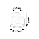 Rabalux 98071319 LED prisadené stropné svietidlo Ovidia  | 16W integrovaný LED zdroj | 920lm | 3000K