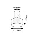 Rabalux 98071321 LED prisadené stropné svietidlo Ovidia  | 10W integrovaný LED zdroj | 640lm | 3000K