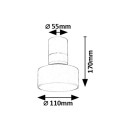 Rabalux 98071326 LED prisadené stropné svietidlo Ovidia  | 10W integrovaný LED zdroj | 640lm | 3000K