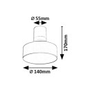 Rabalux 98071327 LED prisadené stropné svietidlo Ovidia  | 16W integrovaný LED zdroj | 800lm | 3000K