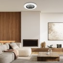 Rabalux 98071330 LED ventilátor s osvetlením Dalfon2  | 48W integrovaný LED zdroj | 3100lm | 3000-6500K