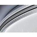Rabalux 71349 LED prisadené stropné svietidlo Monira | 34W integrovaný LED zdroj | 2300lm | 3000-6500K | diaľkové ovládanie | stmievač | čierna