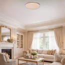 Rabalux 71349 LED prisadené stropné svietidlo Monira | 34W integrovaný LED zdroj | 2300lm | 3000-6500K | diaľkové ovládanie | stmievač | čierna