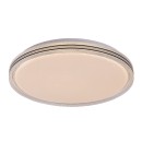 Rabalux 71349 LED prisadené stropné svietidlo Monira | 34W integrovaný LED zdroj | 2300lm | 3000-6500K | diaľkové ovládanie | stmievač | čierna