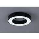 Rabalux 71360 LED prisadené stropné svietidlo Cirano | 24W integrovaný LED zdroj | 1420lm | 3000/4000/6000K | čierna