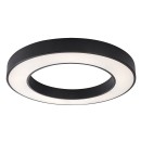 Rabalux 71361 LED prisadené stropné svietidlo Cirano | 45W integrovaný LED zdroj | 2700lm | 3000-6500K | diaľkové ovládanie | stmievač | čierna