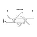 Rabalux 98071365 LED prisadené stropné svietidlo Severine  | 40W integrovaný LED zdroj | 2060lm | 3000K