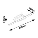 Rabalux 98071397 LED prisadené stropné svietidlo Demir  | 8W integrovaný LED zdroj | 840lm | 4000K