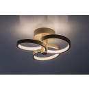 Rabalux 71400 LED prisadené stropné svietidlo Isidora | 32W integrovaný LED zdroj | 2560lm | 3000-6500K | diaľkové ovládanie | stmievač | béžová