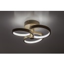 Rabalux 71400 LED prisadené stropné svietidlo Isidora | 32W integrovaný LED zdroj | 2560lm | 3000-6500K | diaľkové ovládanie | stmievač | béžová