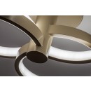 Rabalux 71400 LED prisadené stropné svietidlo Isidora | 32W integrovaný LED zdroj | 2560lm | 3000-6500K | diaľkové ovládanie | stmievač | béžová