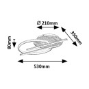 Rabalux 98071404 LED prisadené stropné svietidlo Arash  | 40W integrovaný LED zdroj | 2200lm | 3000+4000+6500K