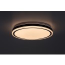 Rabalux 71412 LED prisadené stropné svietidlo Corlet | 20W integrovaný LED zdroj | 1500lm | 3000-6500K | diaľkové ovládanie | stmievač | čierna