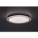 Rabalux 71412 LED prisadené stropné svietidlo Corlet | 20W integrovaný LED zdroj | 1500lm | 3000-6500K | diaľkové ovládanie | stmievač | čierna