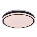 Rabalux 71412 LED prisadené stropné svietidlo Corlet | 20W integrovaný LED zdroj | 1500lm | 3000-6500K | diaľkové ovládanie | stmievač | čierna
