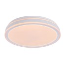 Rabalux 71413 LED prisadené stropné svietidlo Corlet | 23W integrovaný LED zdroj | 1900lm | 3000-6500K | diaľkové ovládanie | stmievač | biela