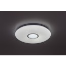Rabalux 71414 LED prisadené stropné svietidlo Balmerino | 24W integrovaný LED zdroj | 1755lm | 3000-6000K | diaľkové ovládanie | stmievač | biela