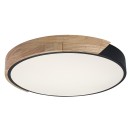 Rabalux 71416 LED prisadené stropné svietidlo Maple2 | 24W integrovaný LED zdroj | 1900lm | 4000K | čierna