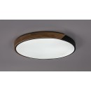 Rabalux 71418 LED prisadené stropné svietidlo Maple2 | 42W integrovaný LED zdroj | 3700lm | 3000/4000/6000K | čierna