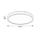 Rabalux 98071431 LED vonkajšie stropné svietidlo Alenzo  | 36W integrovaný LED zdroj | 2450lm | 3000-6000K
