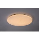 Rabalux 71448 LED prisadené stropné svietidlo Danny2 | 80W integrovaný LED zdroj | 5700lm | 3000-6500K | diaľkové ovládanie | stmievač | biela