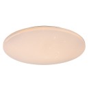 Rabalux 71448 LED prisadené stropné svietidlo Danny2 | 80W integrovaný LED zdroj | 5700lm | 3000-6500K | diaľkové ovládanie | stmievač | biela