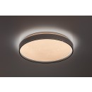 Rabalux 71449 LED prisadené stropné svietidlo Zerava | 34W integrovaný LED zdroj | 2100lm | 3000-6500K | diaľkové ovládanie | stmievač | čierna