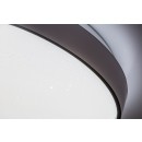 Rabalux 71449 LED prisadené stropné svietidlo Zerava | 34W integrovaný LED zdroj | 2100lm | 3000-6500K | diaľkové ovládanie | stmievač | čierna